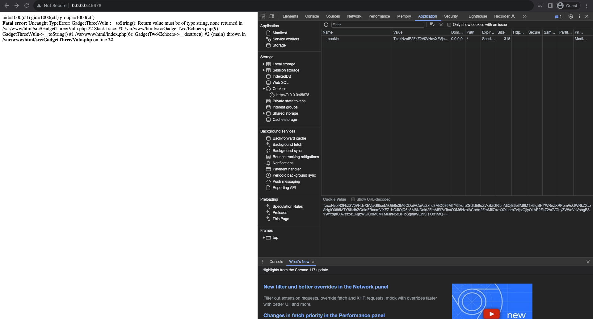 Figure 1: Code execution via deserialize